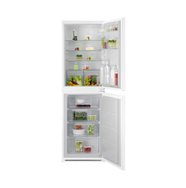 50/50 AEG OSC6L185ES Integrated Low Frost fridge freezer split 177.2cm