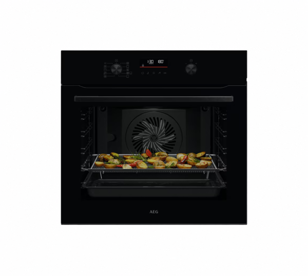 AEG OS6PB50AK Gloss Black 6000 SenseCook Pyrolytic Oven